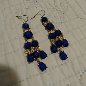 Blue earrings
